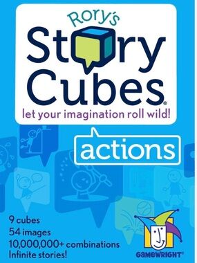 Rory's Story Cubes Actions - Blue Creative Story Starter Game